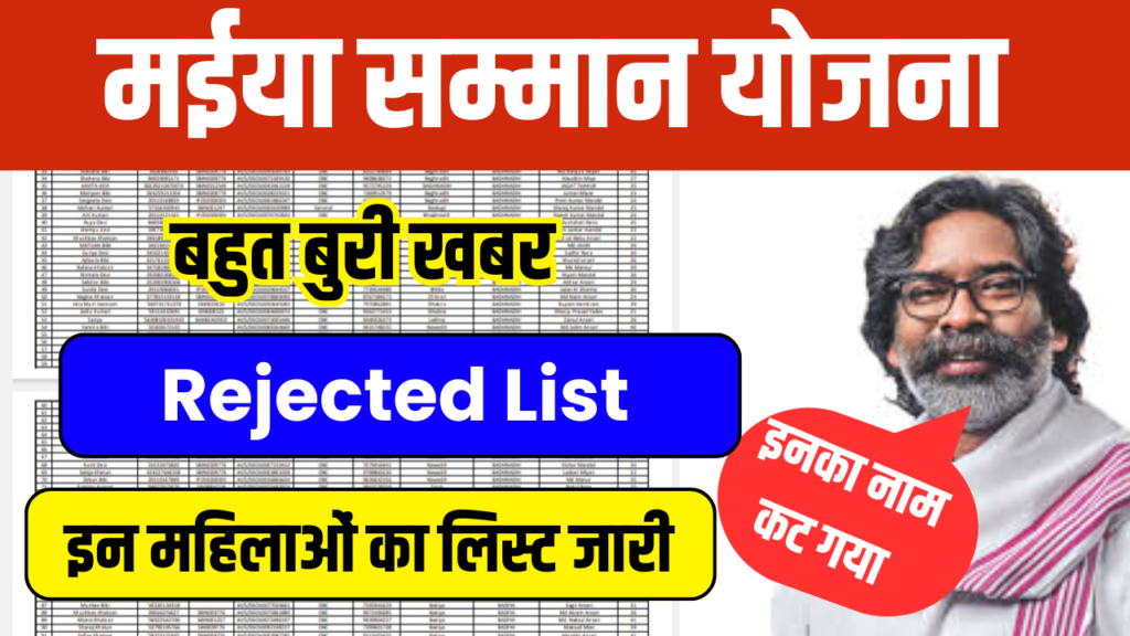 Maiya Samman Yojana Rejected List